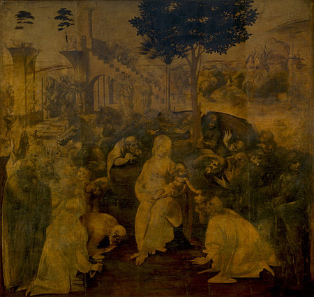 Той, хто сьогодні відвідує Галерею Уффіці, не побачить на виставці в залі 15 «Поклоніння волхвів» Леонардо да Вінчі